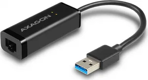 AXAGON ADE-SR, USB-A 3.2 Gen 1 - Gigabit Ethernet sieťová karta, auto inštal, čierna