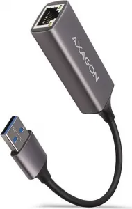 AXAGON ADE-TR, USB-A 3.2 Gen 1 - Gigabitová sieťová karta Ethernet, automatická inštalácia, titánovo šedá