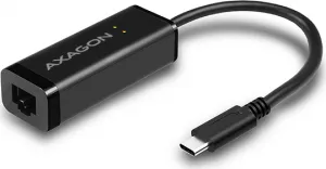 AXAGON ADE-SRC, USB-C 3.2 Gen 1 - Gigabit Ethernet sieťová karta, auto inštal, čierna
