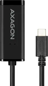 AXAGON ADE-SRC, USB-C 3.2 Gen 1 - Gigabit Ethernet sieťová karta, auto inštal, čierna
