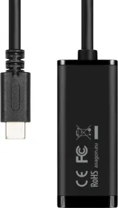 AXAGON ADE-SRC, USB-C 3.2 Gen 1 - Gigabit Ethernet sieťová karta, auto inštal, čierna