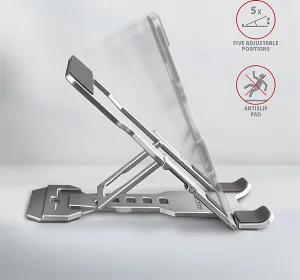 AXAGON STND-M, hliníkový stojan pre telefóny a tablety 4" - 10.5", 5 nastaviteľných uhlov