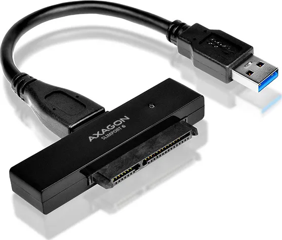 AXAGON ADSA-1S6, USB 3.0 - SATA 6G UASP HDD/SSD adaptér vrátane. 2.5" puzdrá