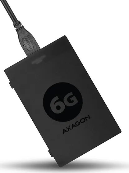 AXAGON ADSA-1S6, USB 3.0 - SATA 6G UASP HDD/SSD adaptér vrátane. 2.5" puzdrá