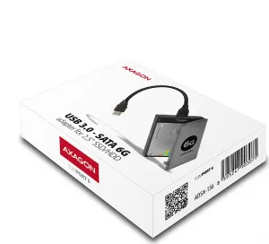 AXAGON ADSA-1S6, USB 3.0 - SATA 6G UASP HDD/SSD adaptér vrátane. 2.5" puzdrá