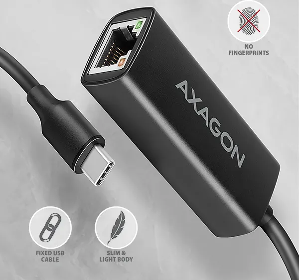 AXAGON Ethernet sieťová karta USB-C 3.2