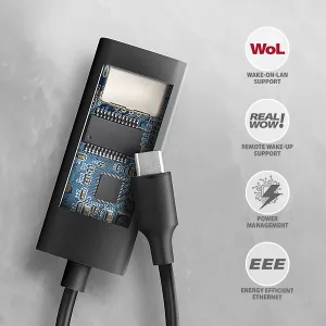 AXAGON Ethernet sieťová karta USB-C 3.2