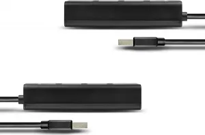 AXAGON HUE-S2BP, 4x USB 3.0 CHARGING hub, vč. AC adaptéru, kabel USB-A 1.2m
