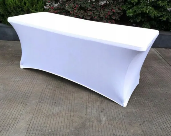 JAKS Návlek na cateringový stôl 240 x 75 cm biely