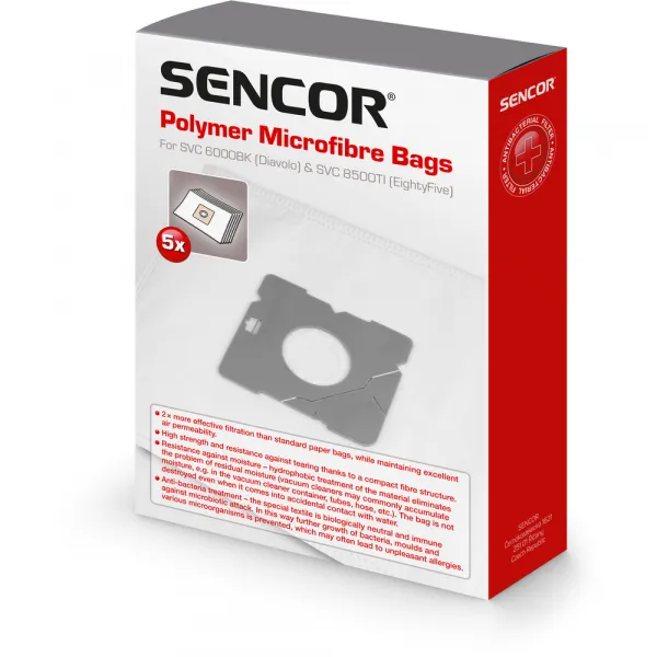 SENCOR Vrecká SVC60xx/85xx/93xx/55xx 5ks