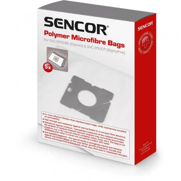 SENCOR Vrecká SVC60xx/85xx/93xx/55xx 5ks