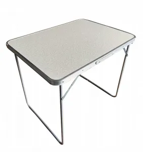 Skladací kempingový stôl 50 x 70 x 60 cm biely | jaks