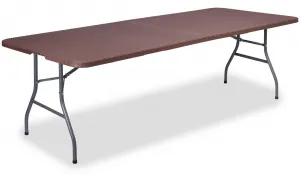 Skladací stôl 240 cm ratan hnedý | jaks