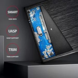 AXAGON EE25-XA6, USB 3.2 Gen 1 - SATA 6G, 2.5" externý box ALINE