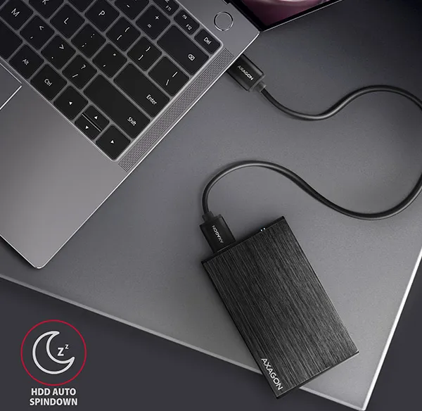 AXAGON EE25-XA6, USB 3.2 Gen 1 - SATA 6G, 2.5" externý box ALINE