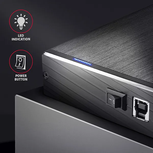 AXAGON EE35-XA3, USB 3.2 Gen 1 - SATA, 3.5" externý box ALINE