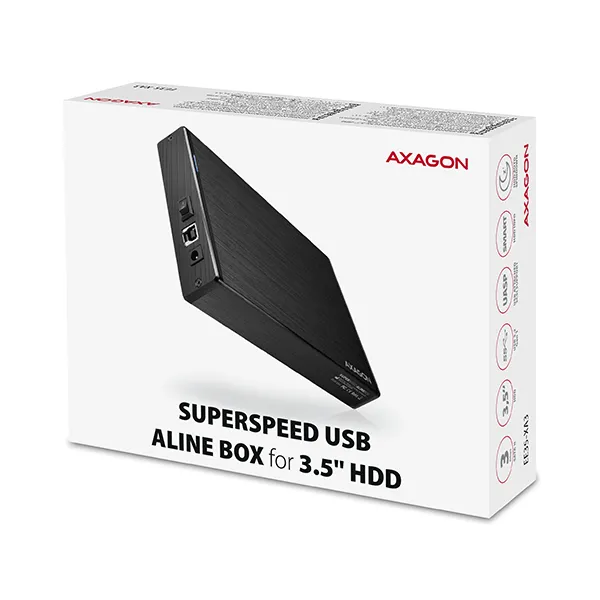 AXAGON EE35-XA3, USB 3.2 Gen 1 - SATA, 3.5" externý box ALINE