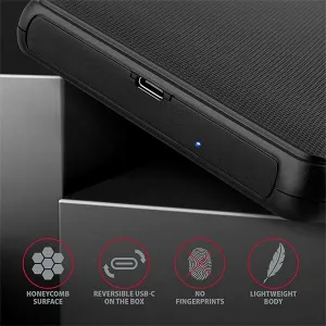 AXAGON EE25-SLC, USB-C 3.2 Gen 1 - SATA 6G 2.5" SLIDE box, bez skrutiek, čierny