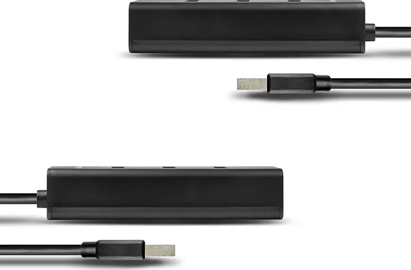 AXAGON HUE-S2B, 4x USB 3.0 CHARGING hub, micro USB nap. konektor, kábel USB-A 30cm