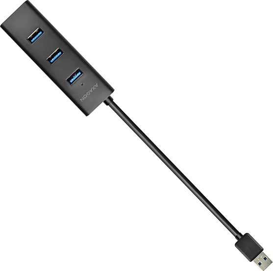 AXAGON HUE-S2B, 4x USB 3.0 CHARGING hub, micro USB nap. konektor, kábel USB-A 30cm