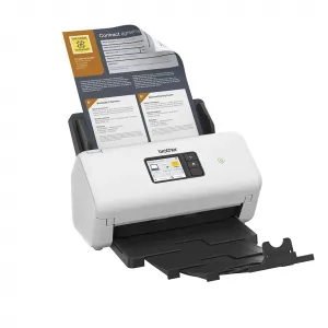 Skener BROTHER ADS-4500W DUALSKEN A4 35 str./70dual 600x600 60ADF USB LAN WIFI - displej 7.1cm