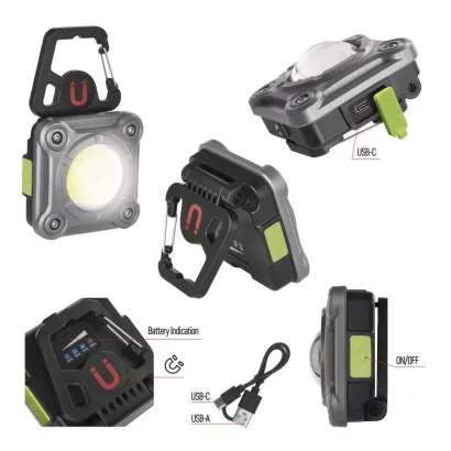 EMOS COB LED nabíjací pracovný reflektor P4543, 1200 lm, 2000 mAh
