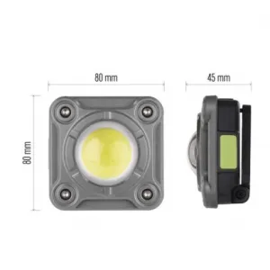 EMOS COB LED nabíjací pracovný reflektor P4543, 1200 lm, 2000 mAh