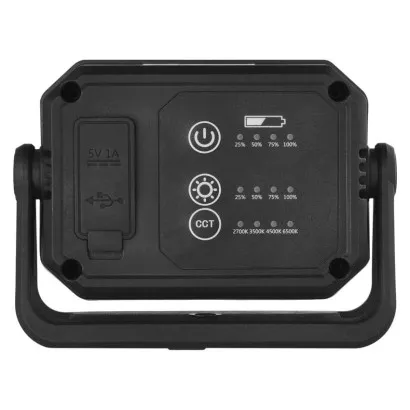 EMOS COB LED nabíjací pracovný reflektor P4542, 900 lm, 2×2000 mAh
