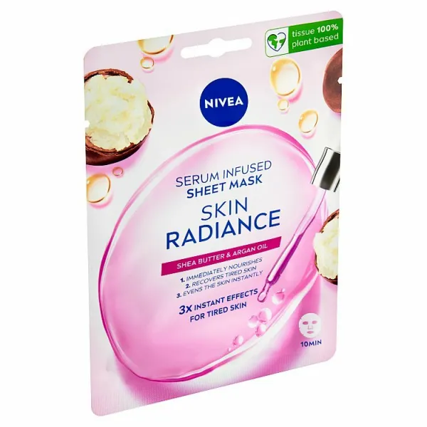 Nivea Skin Radiance rozjasňujúca textilná maska 1 ks