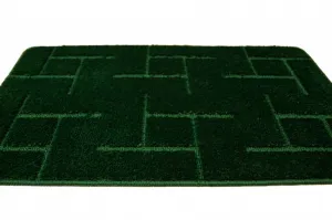 Kúpeľňový koberček TERAMO fľaškovo zelený