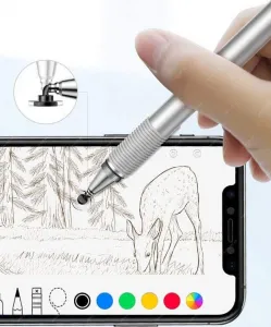 Baseus Golden Cudgel kapacitné stylus pero strieborné