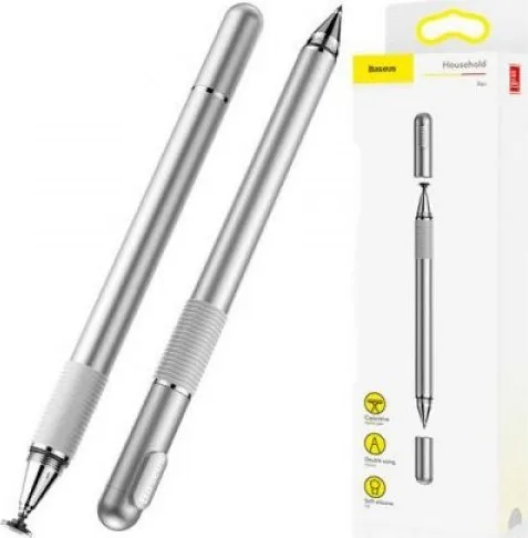 Baseus Golden Cudgel kapacitné stylus pero strieborné