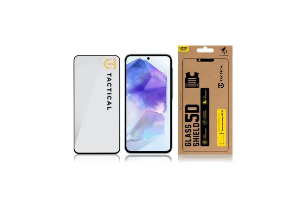 NoName Tactical Glass Shield 5D sklo pro Samsung Galaxy A55 5G Black
