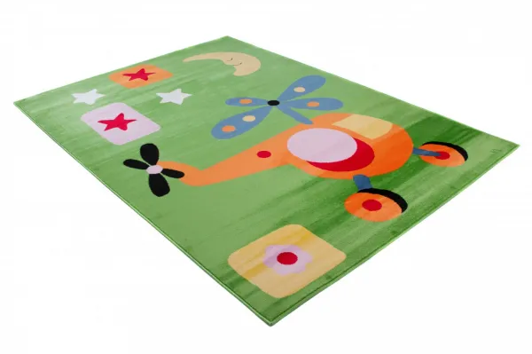 DECOREUM Koberec KINDER NEW A648A zelený Rozmery (v): 140x190