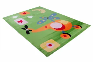 DECOREUM Koberec KINDER NEW A648A zelený Rozmery (v): 140x190