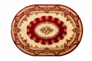 DECOREUM Koberec YESEMEK OV 5889A červený Rozmery: 60x100