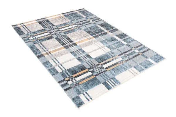 DECOREUM Koberec MYSTIC 3545B modrý Rozmery (v): 250x350