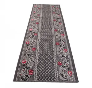 DECOREUM Koberec tmavo sivý 7192B CRM Rozmery (v): šírka 70 cm