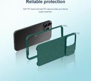 Nillkin CamShield silikónový kryt na iPhone 13 Pro, čierny