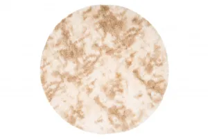 DECOREUM Koberec MR SILK DYED KOŁO béžová Rozmery (v): 130x130