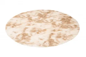 DECOREUM Koberec MR SILK DYED KOŁO béžová Rozmery (v): 130x130
