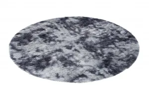 DECOREUM Koberec MR SILK DYED KOŁO sivá Rozmery (v): 160x160