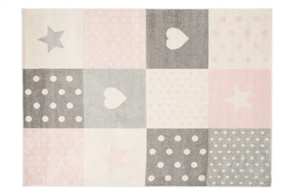 DECOREUM Koberec C573I LAZUR biela Rozmery (v): 140x190