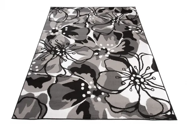 DECOREUM Koberec Z907D MAYA čierna Rozmery: 200x200