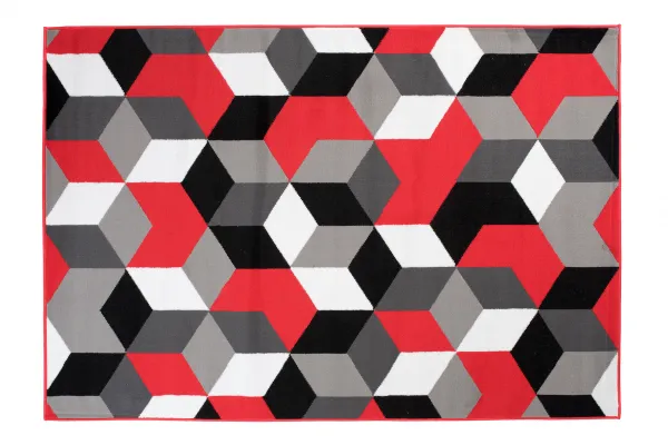DECOREUM Koberec Q545A MAYA červená Rozmery (v): 200x300