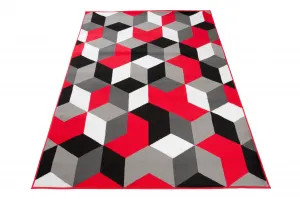 DECOREUM Koberec Q545A MAYA červená Rozmery (v): 200x300