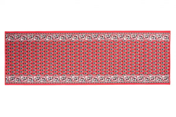 DECOREUM Koberec červený/biely  C512GBALI PP Rozmery: šírka 80 cm