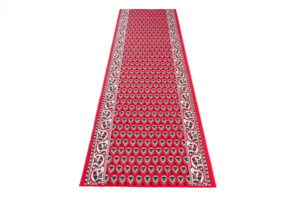 DECOREUM Koberec červený/biely  C512GBALI PP Rozmery: šírka 80 cm