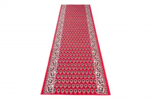 DECOREUM Koberec červený/biely  C512GBALI PP Rozmery: šírka 80 cm