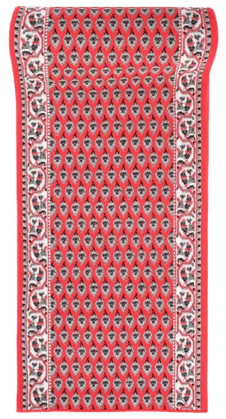 DECOREUM Koberec červený/biely  C512GBALI PP Rozmery: šírka 80 cm